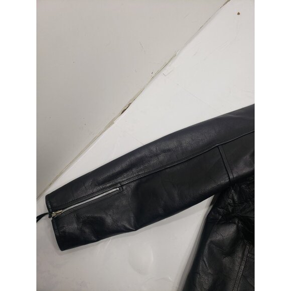 Top Gear #1 Racing By 4 Star Leather Motorcycle Jacket Size 46 Made In Pakistan - Picture 11 of 15